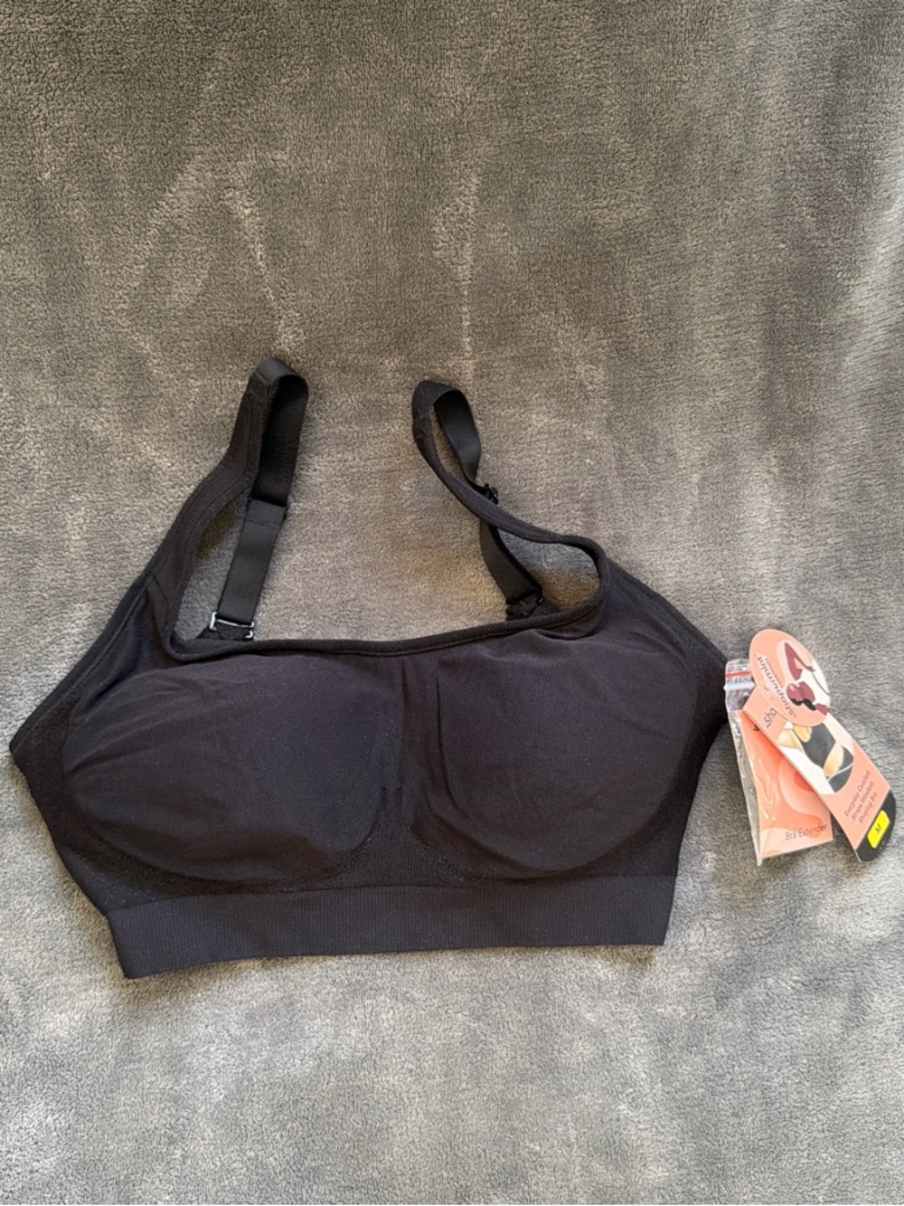 Shapermint Black Seamless Comfort Bra